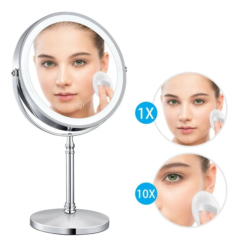 8 Inch Makeup Mirror With Light