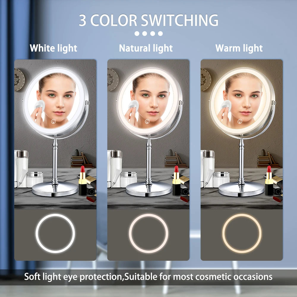8 Inch Makeup Mirror With Light