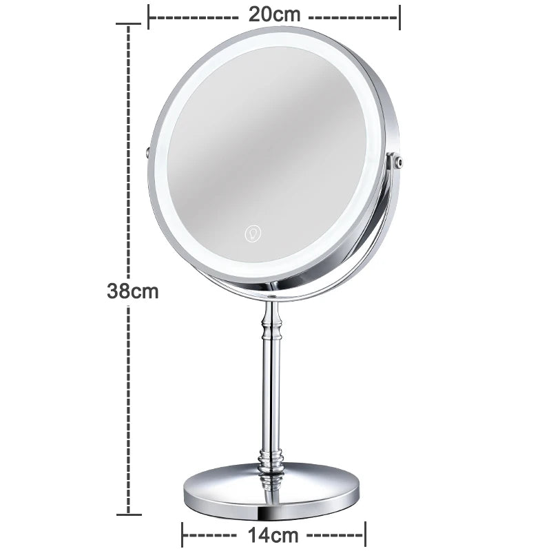 8 Inch Makeup Mirror With Light