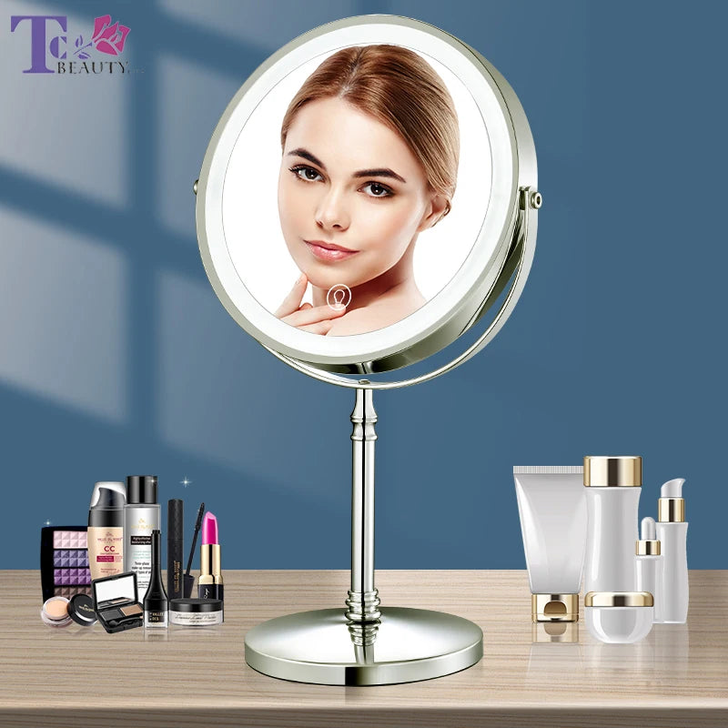 8 Inch Makeup Mirror With Light