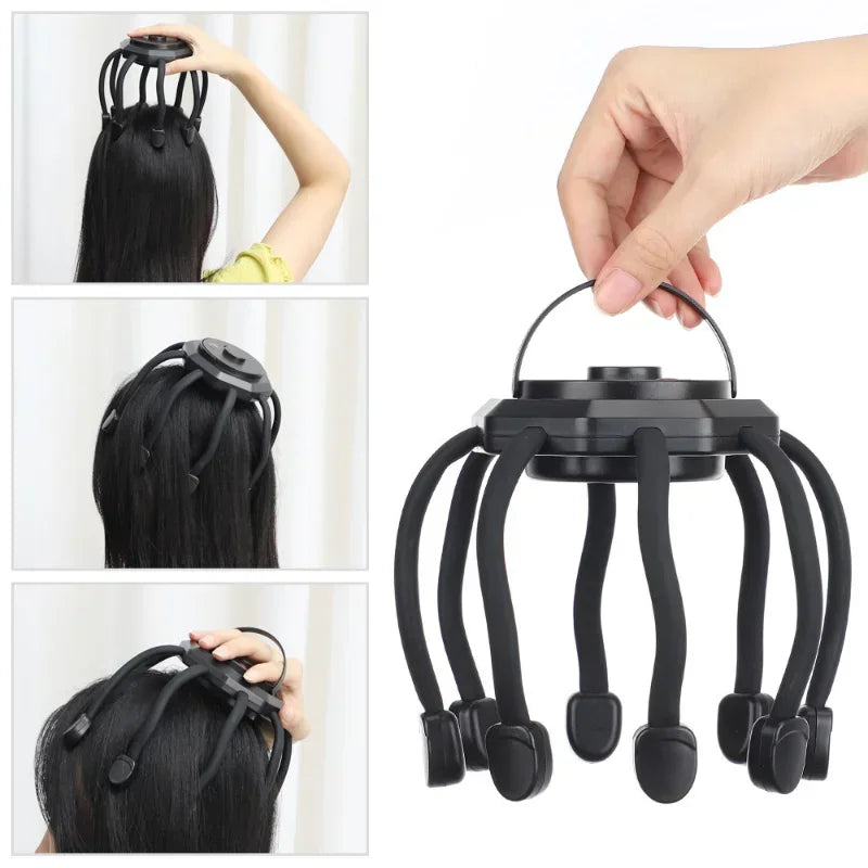 Electric Head Octopus Massager
