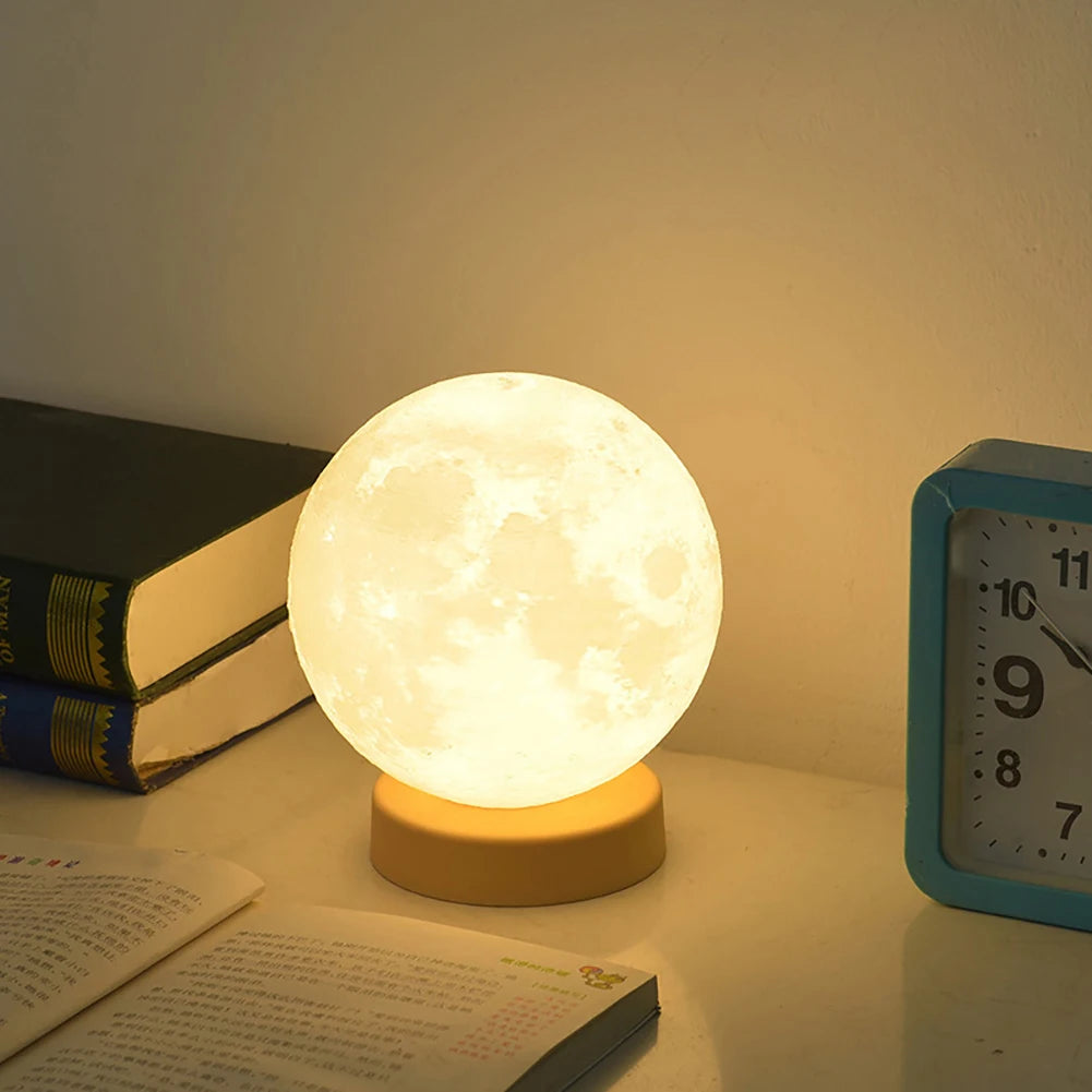 3W Bedroom 3D Moon Night Light