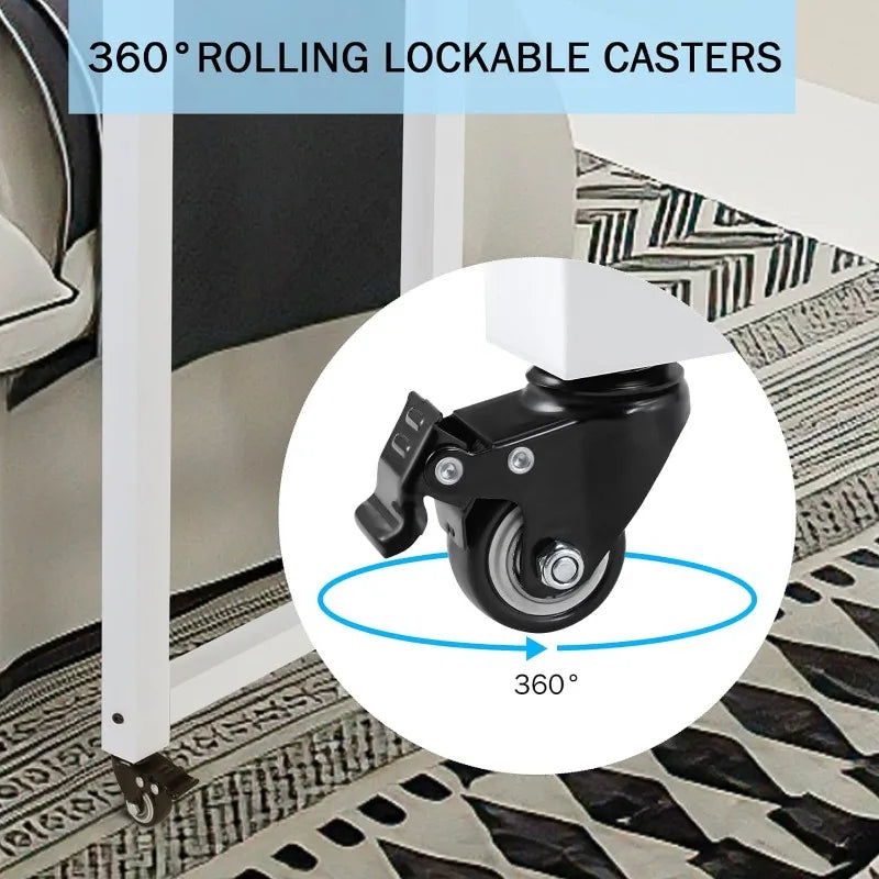 Overbed Table with Wheels