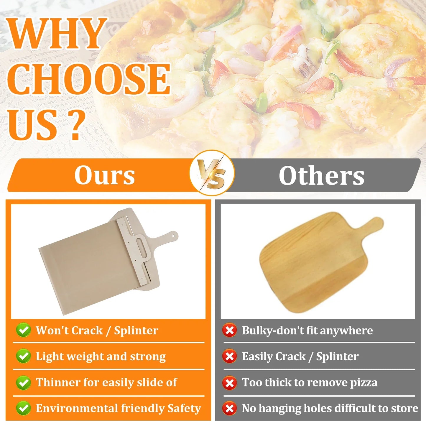 Sliding Pizza Spatula