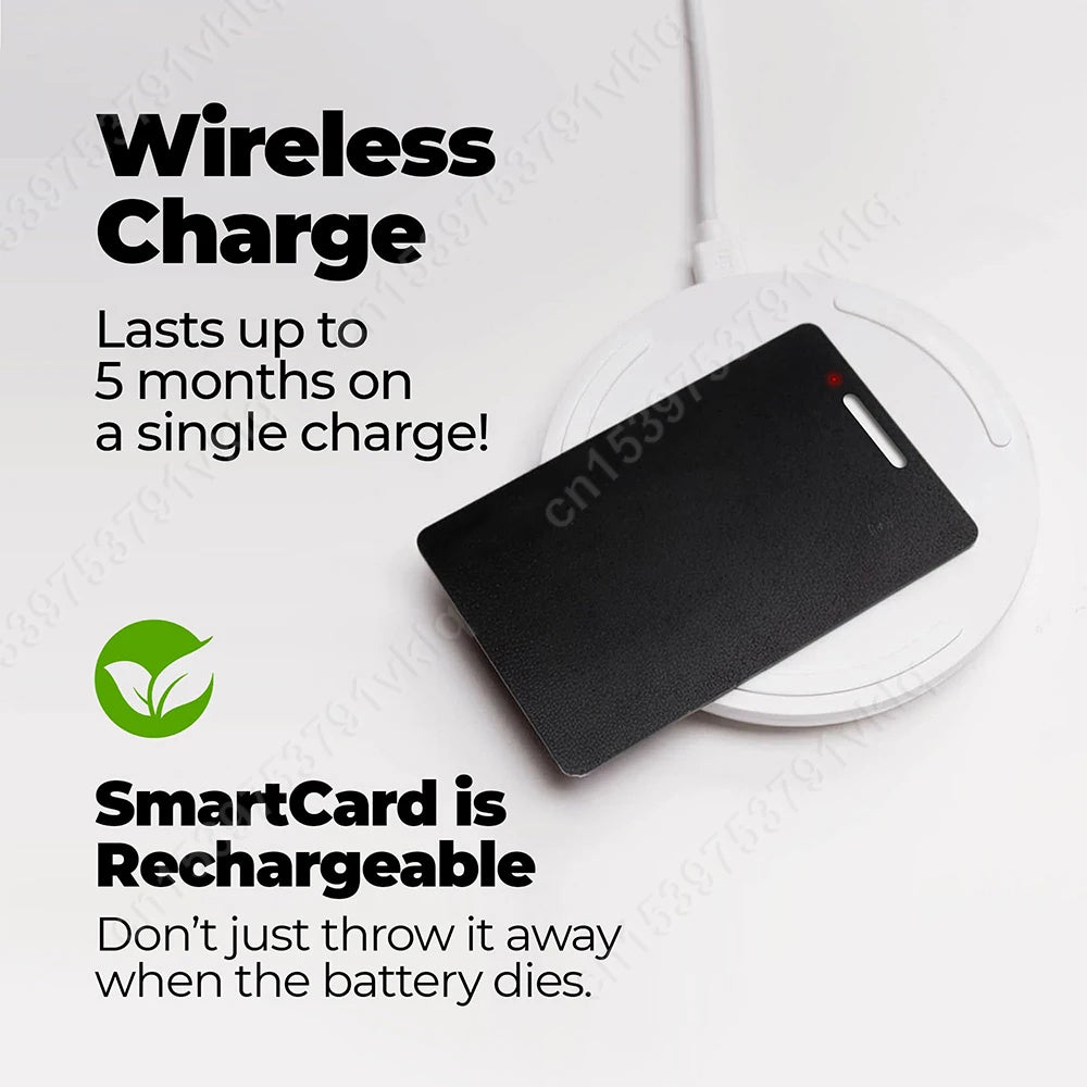 Wireless Charging Wallet Tracker