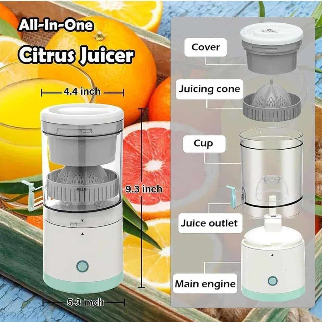 Electric Citrus Fruit Juicer