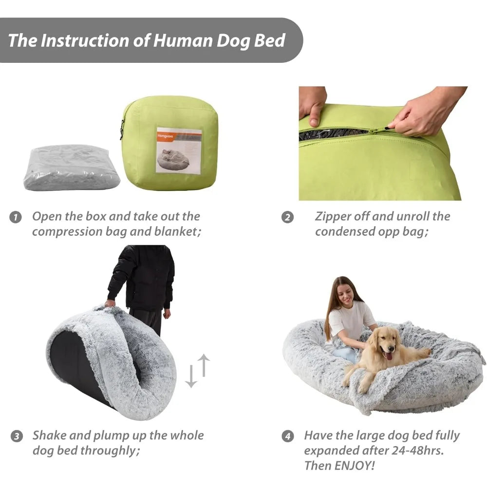 Large Human Dog Bed
