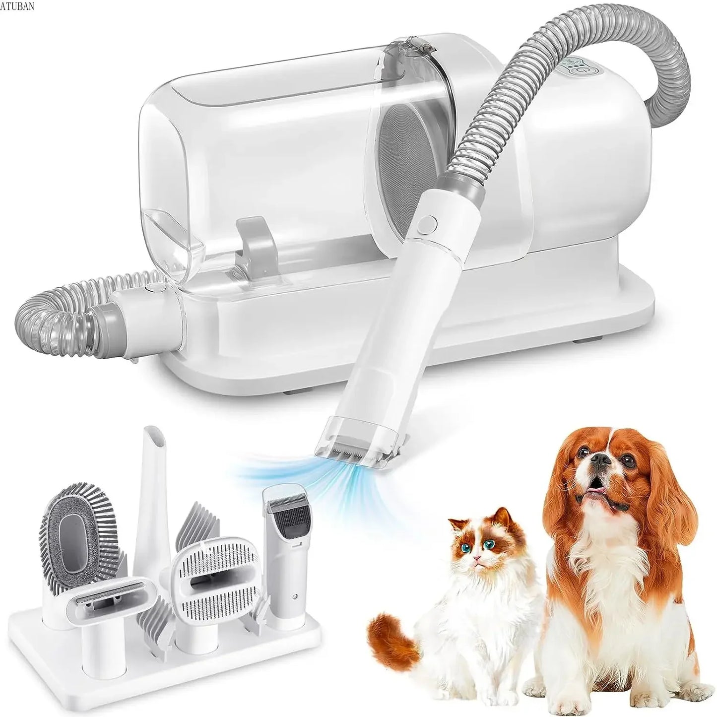 Pet Grooming Vacuum & Grooming Kit
