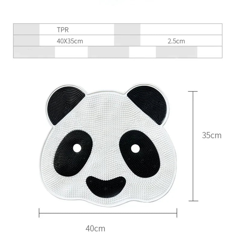 Cute Panda Non-Slip Foot Massage Bath Mat