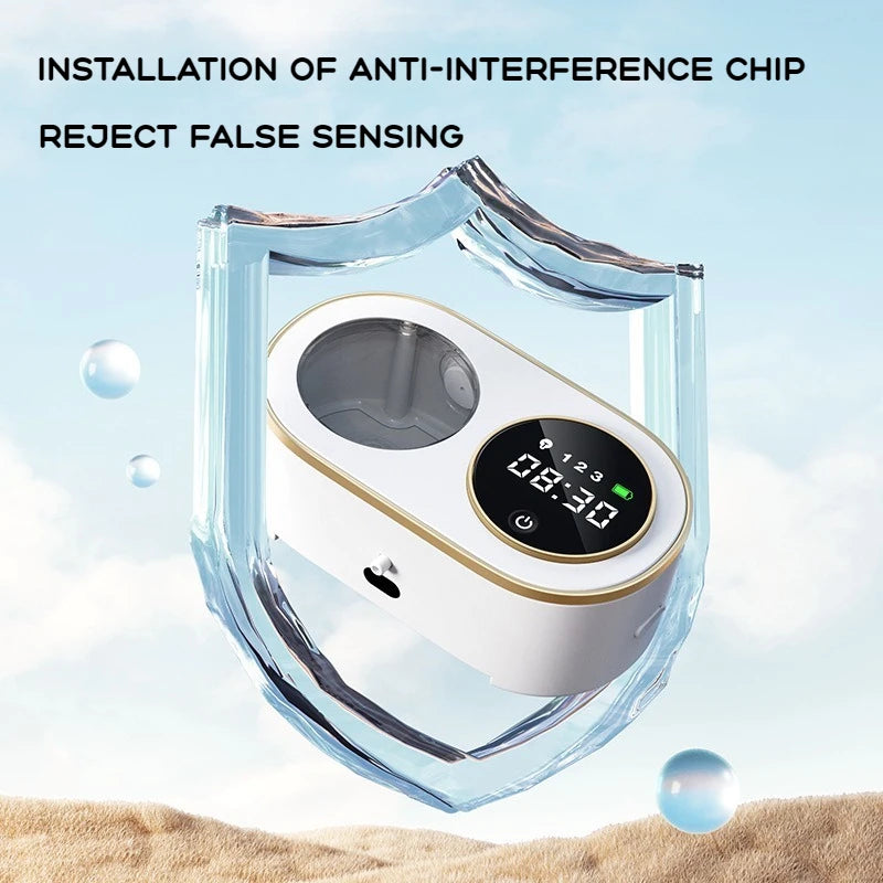 Automatic Soap Dispenser with HD LED Digital Clock