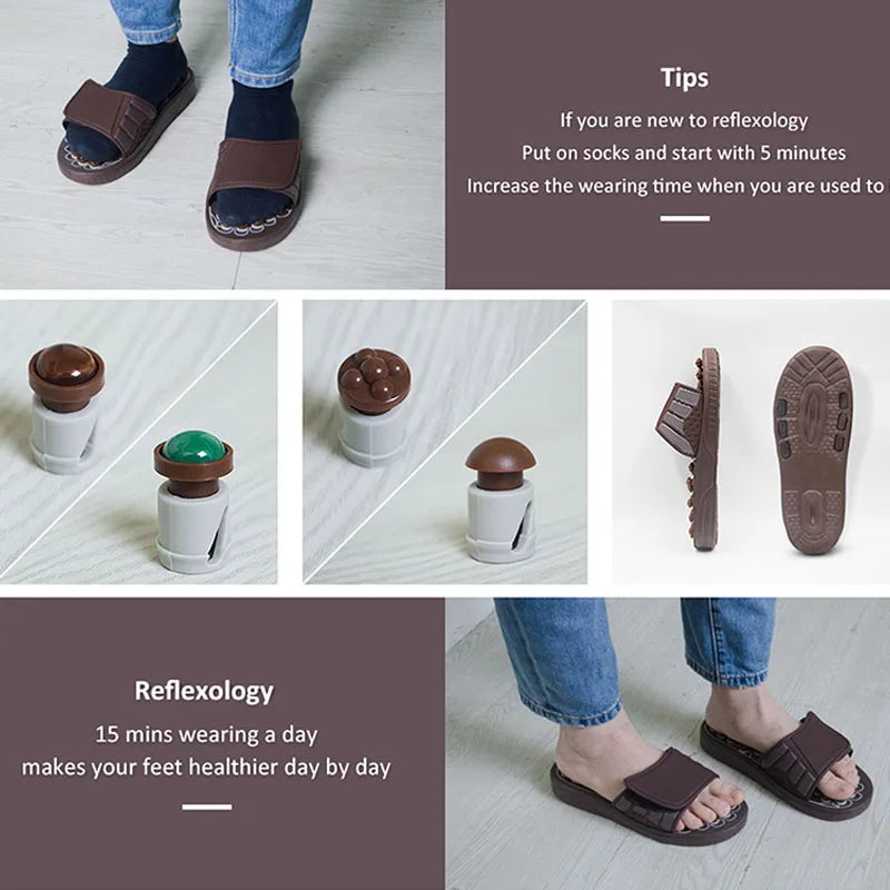 Foot Massage Acupuncture Slippers