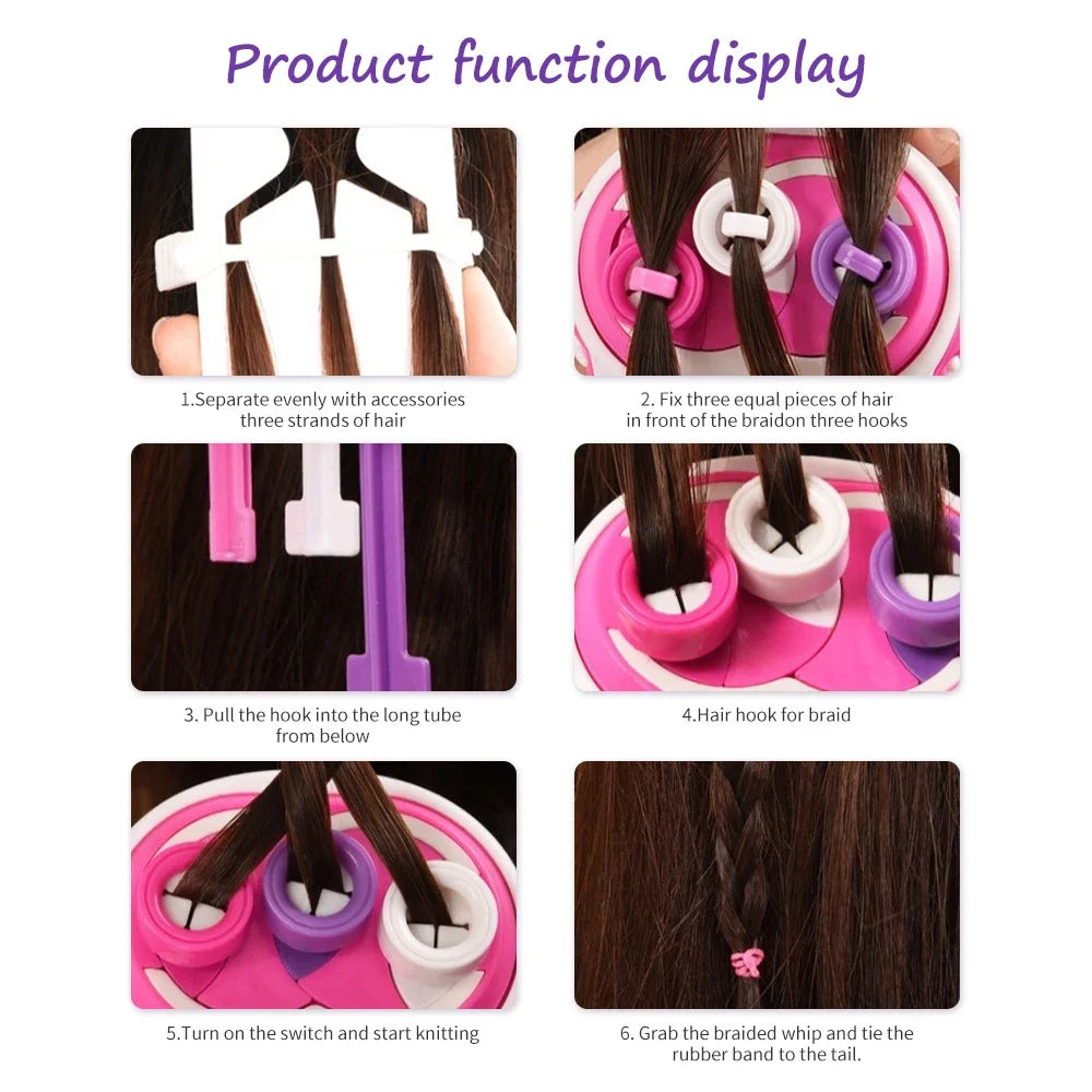 Automatic Hair Braider DIY Hair Knitting Machine