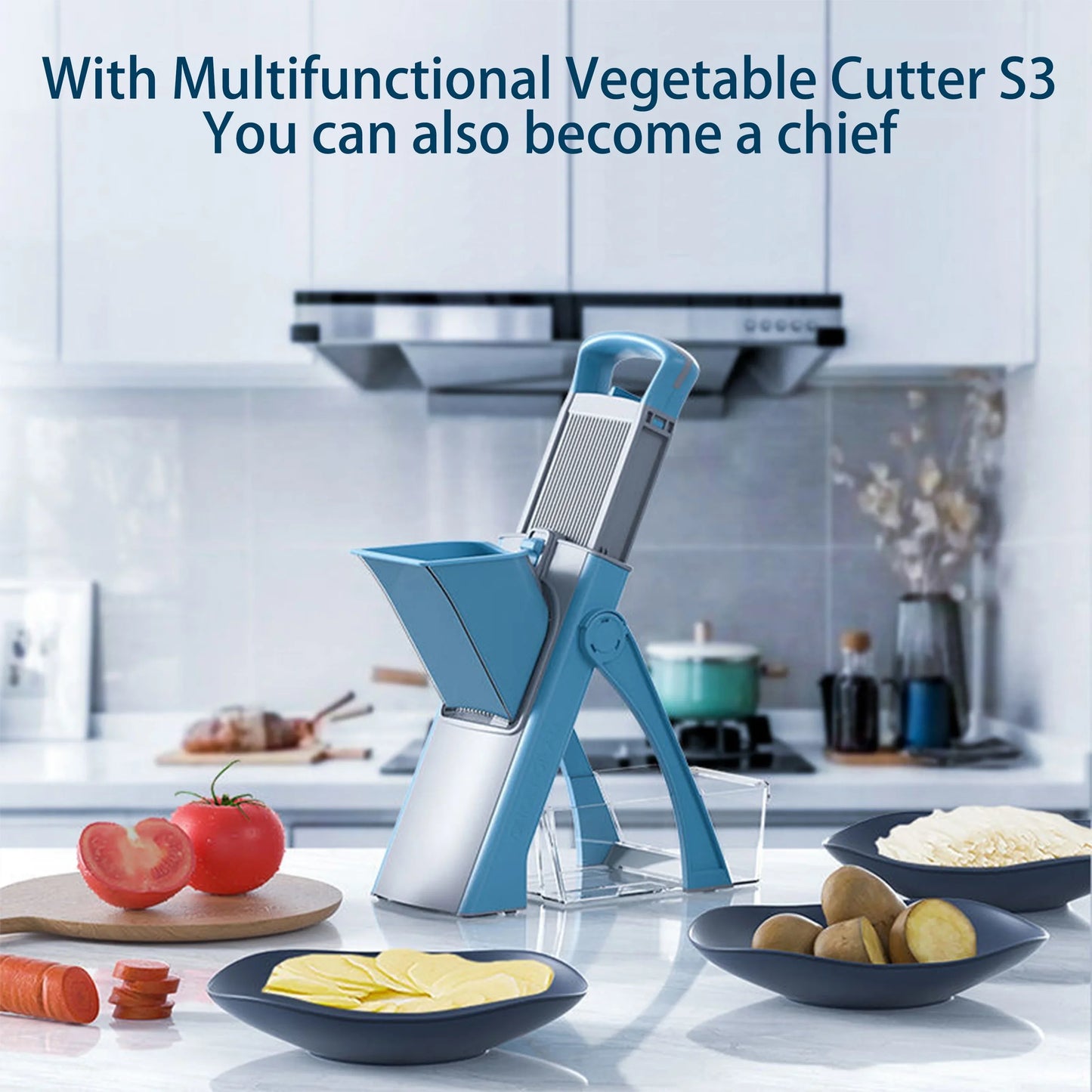 Multifunctional Vegetable and Fruit Slicer and Grater