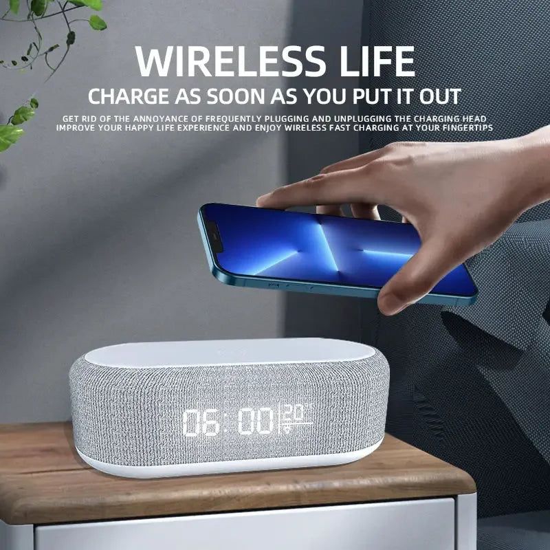 30W Wireless Chargers Pad Alarm