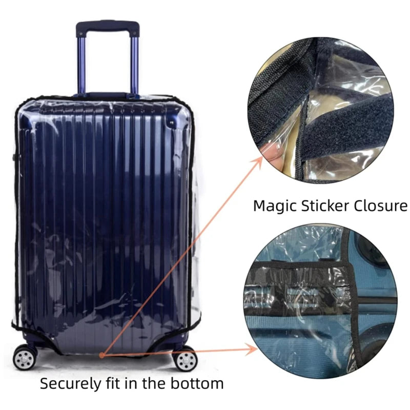 Transparent PVC Luggage Cover