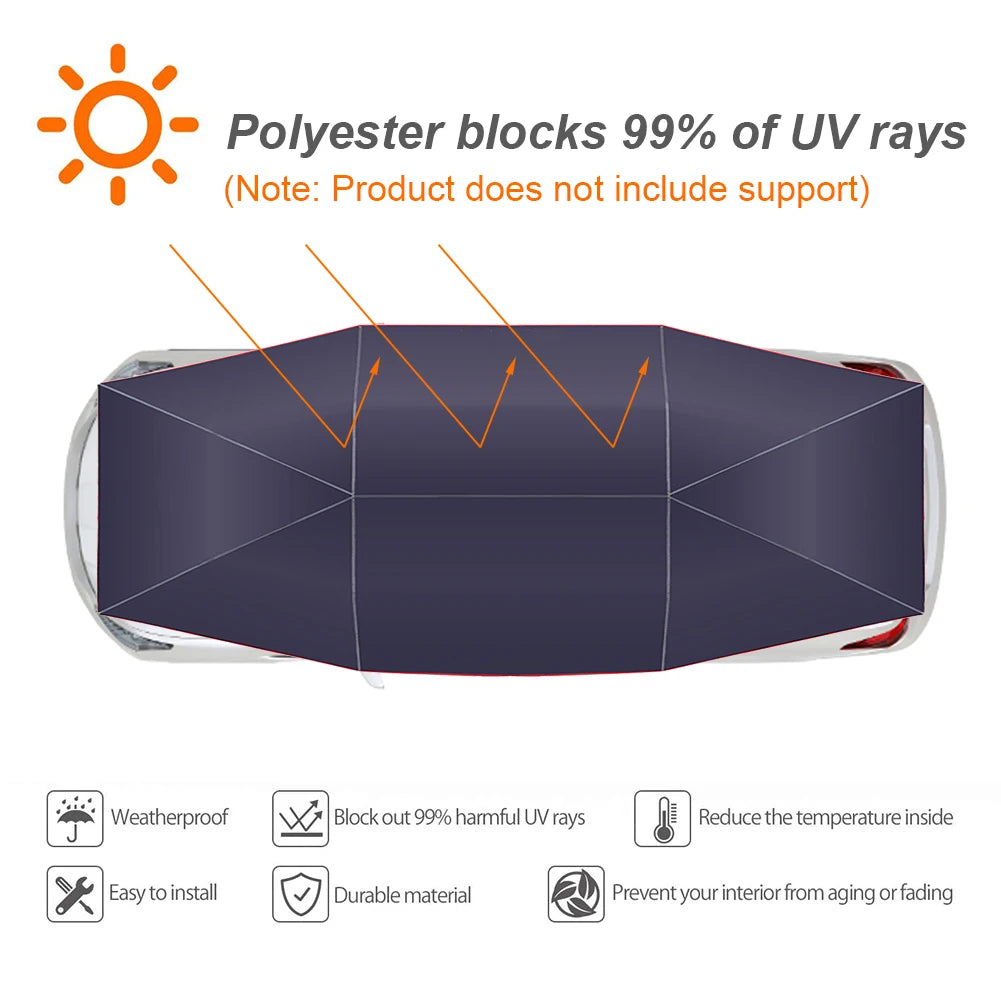 Folded Car Waterproof Umbrella