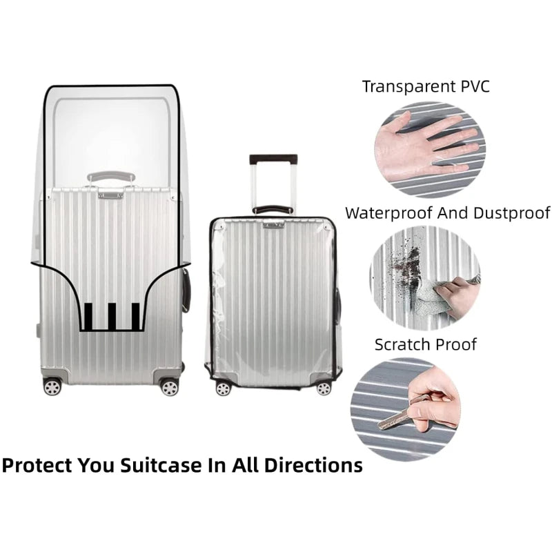 Transparent PVC Luggage Cover