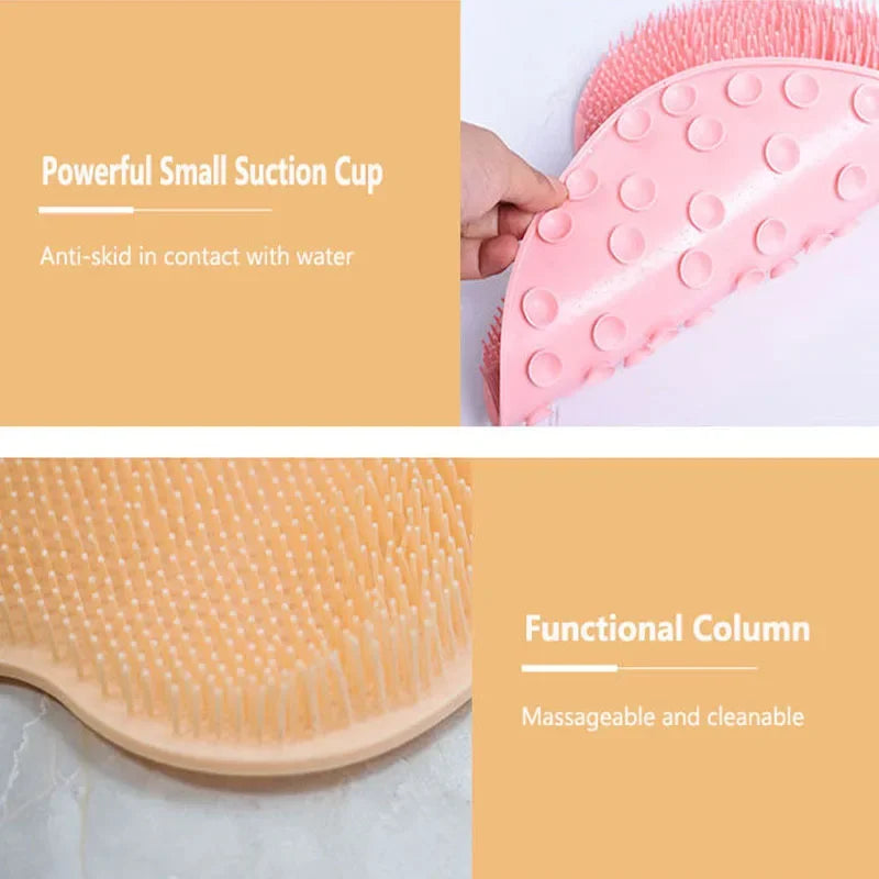 Reusable Shower Back Scraper Cleaning Brush