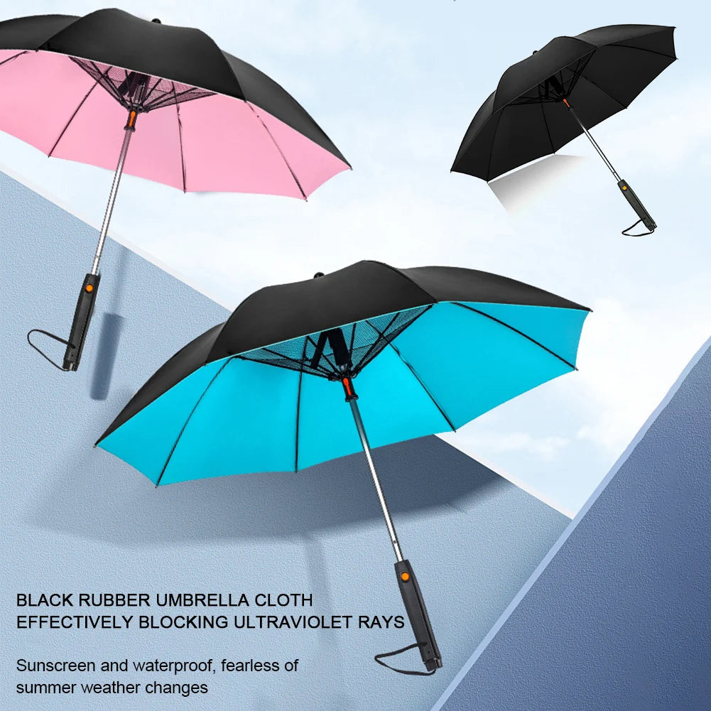 Sun Umbrella with Fan Misting