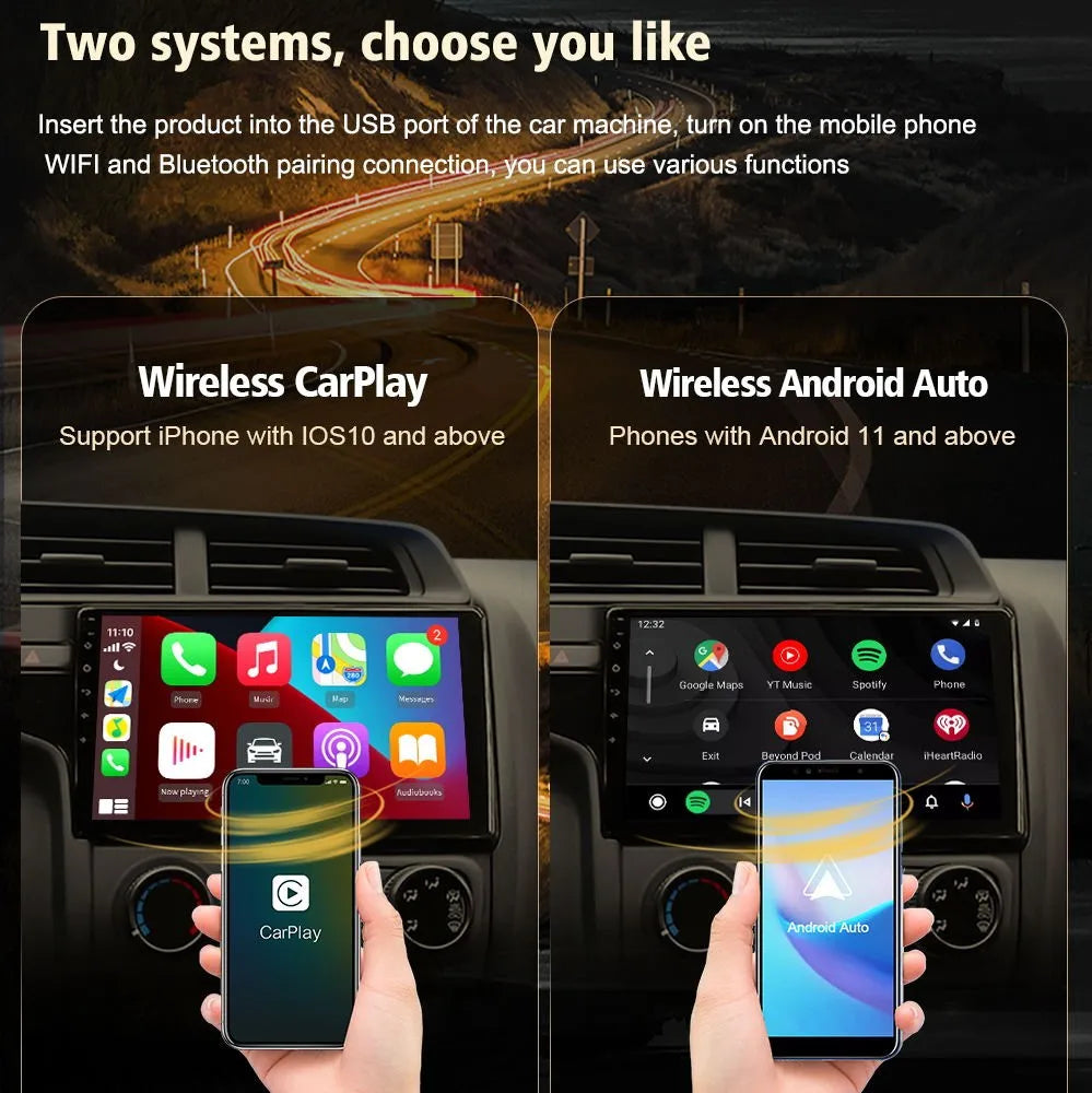Wireless Android Auto Adapter Mini Ai Box