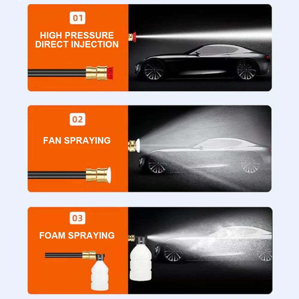 1500W Cordless High Pressure Car Washer Gun