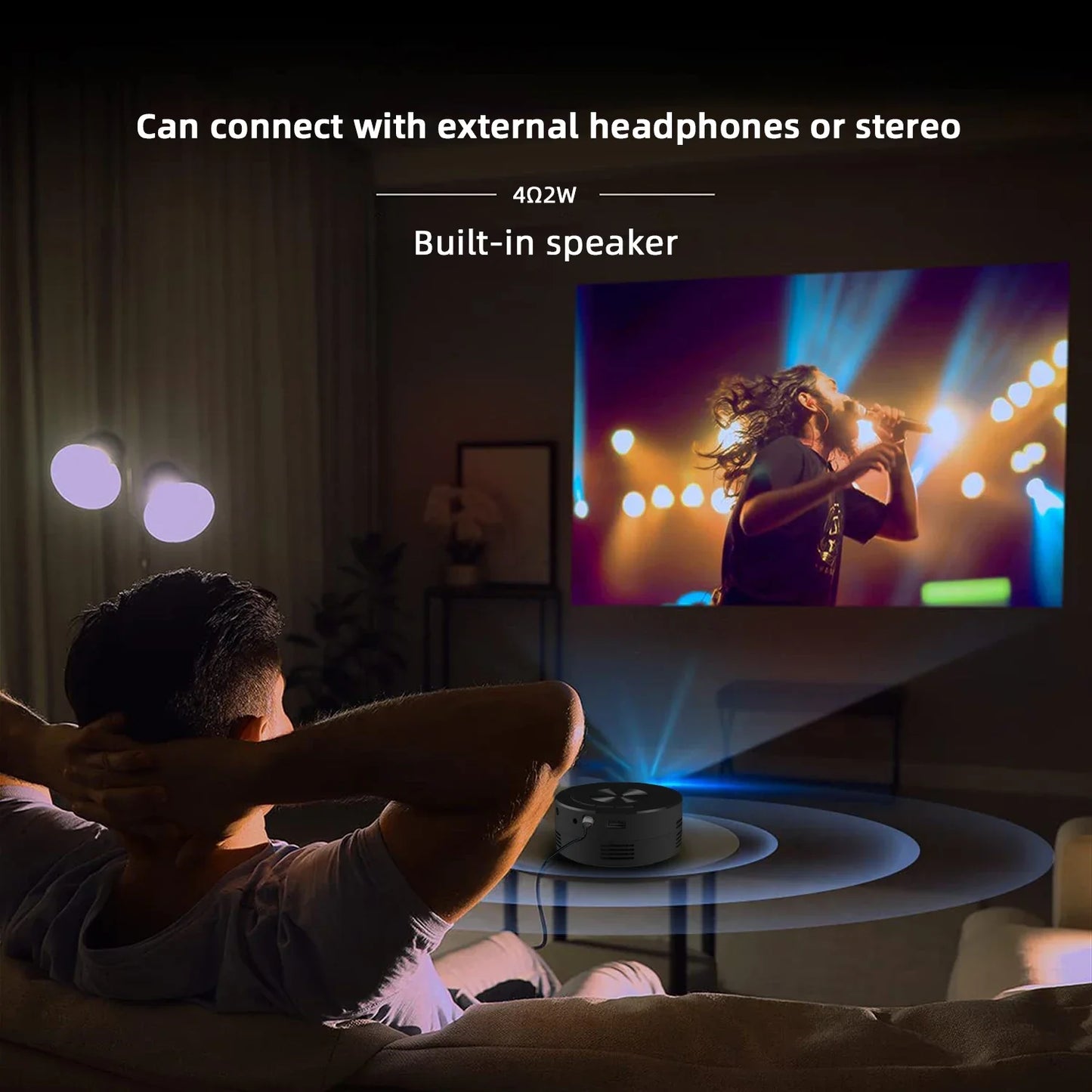 YT200 Portable Mini Projector
