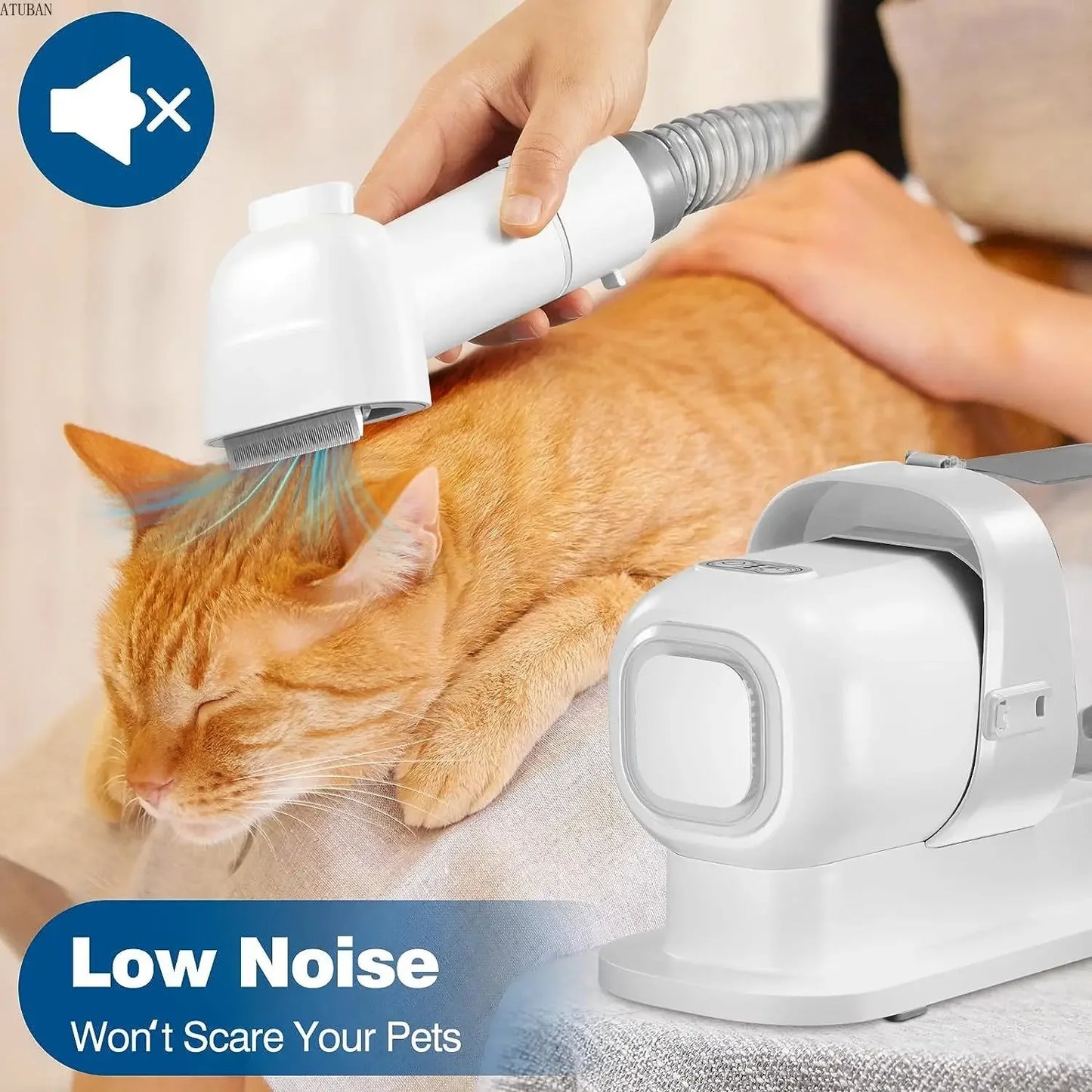 Pet Grooming Vacuum & Grooming Kit