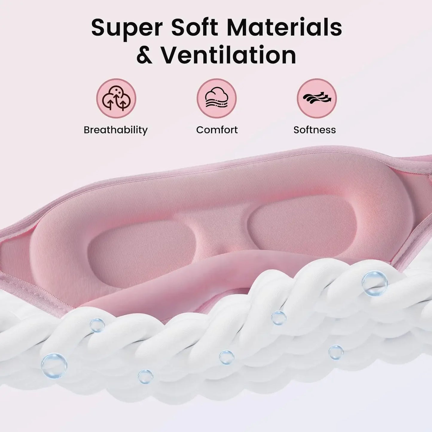 3D Contoured Sleeping Eye Mask