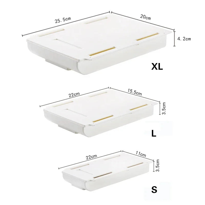 Hidden Desk Storage Drawer Storage Box