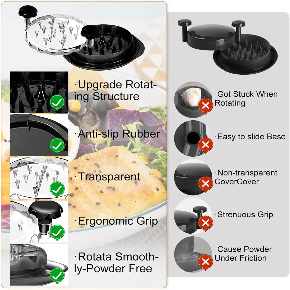 Chicken Meat Breast Shredder Tool
