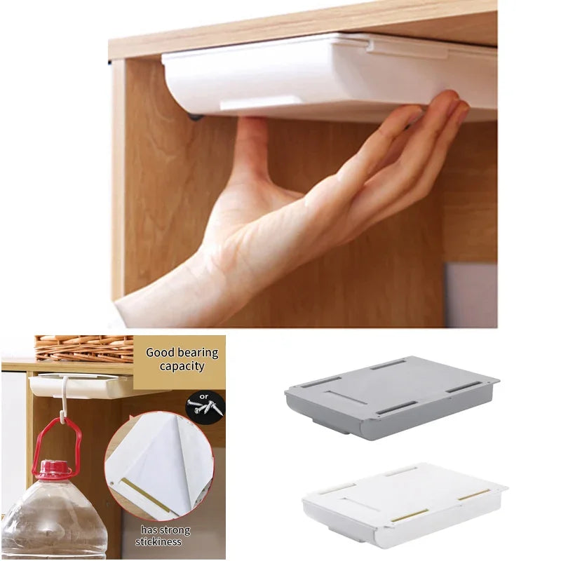 Hidden Desk Storage Drawer Storage Box