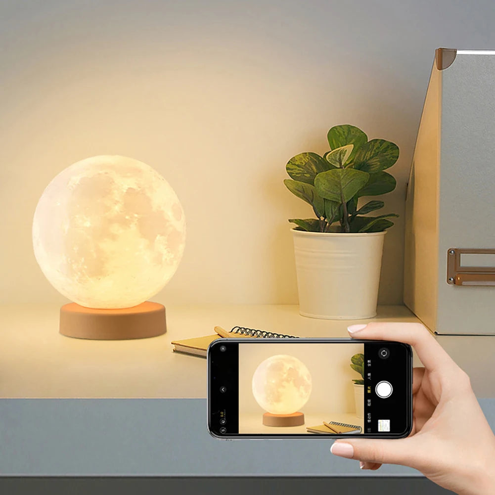 3W Bedroom 3D Moon Night Light
