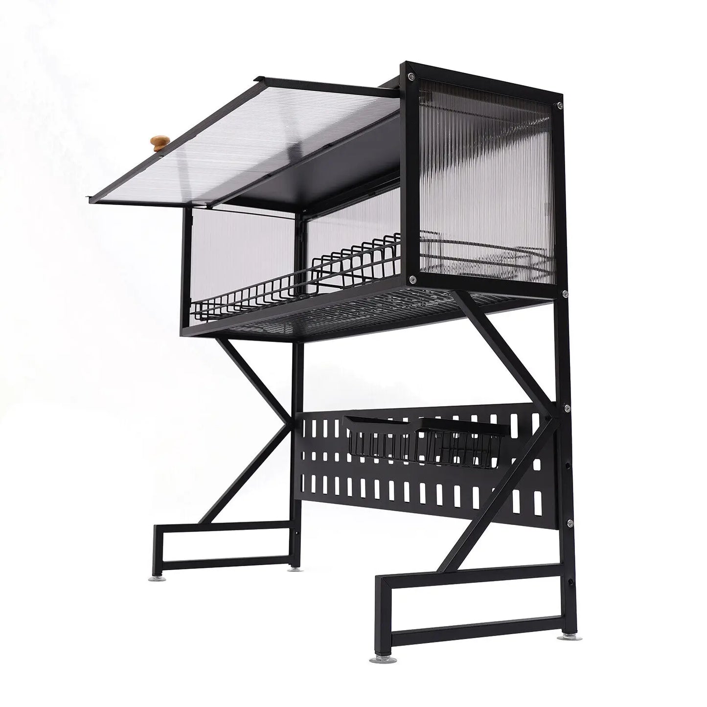 2 Tier Dish Drying Rack Strainer
