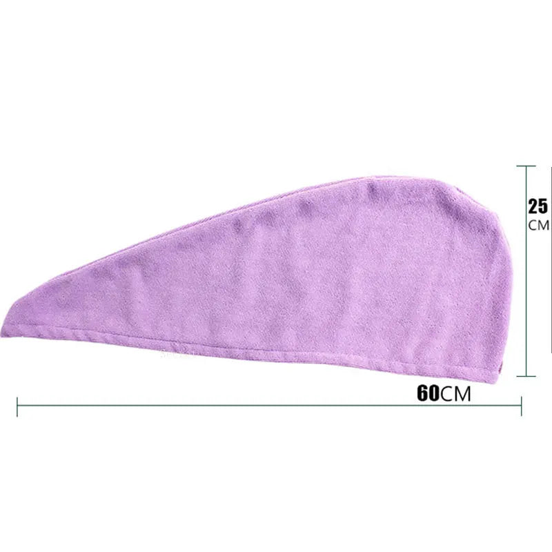 Microfibre After Shower Hair Drying Wrap Lady's Towel Quick Dry Hat