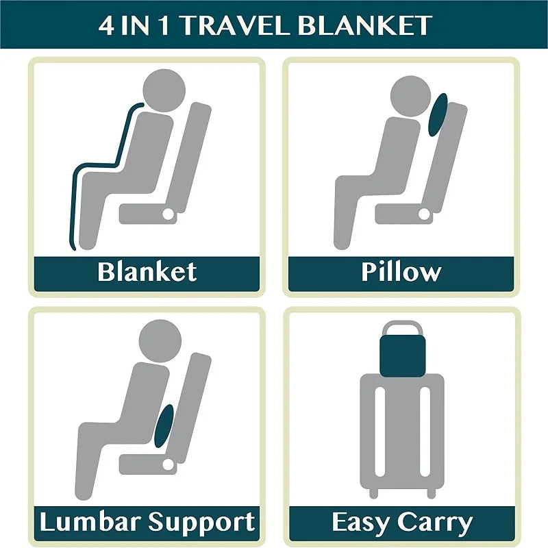 Travel Blanket and Pillow