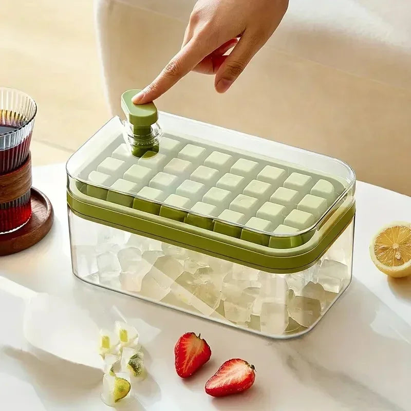 Pressing Ice Cube Molds