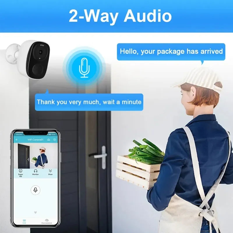 Outdoor Wireless WiFi Security Camera