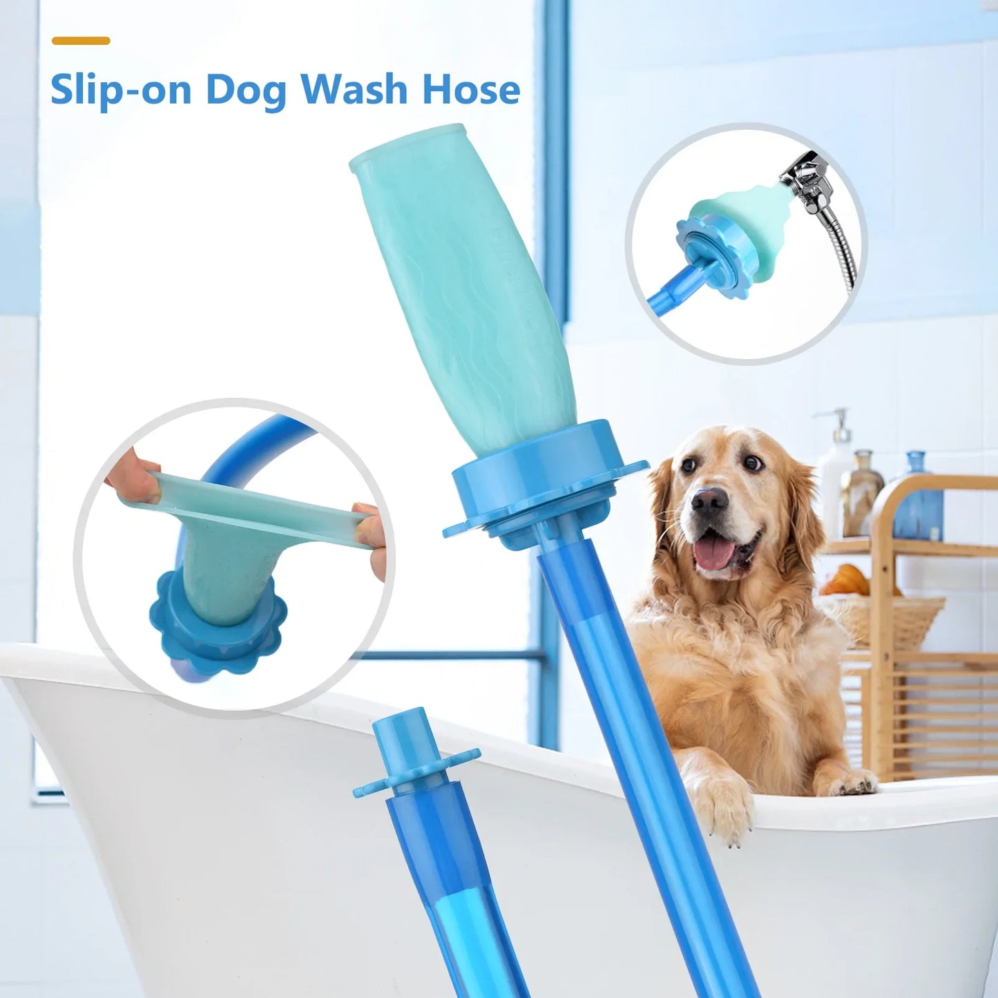 Pet Shower Hose Silicone Connector