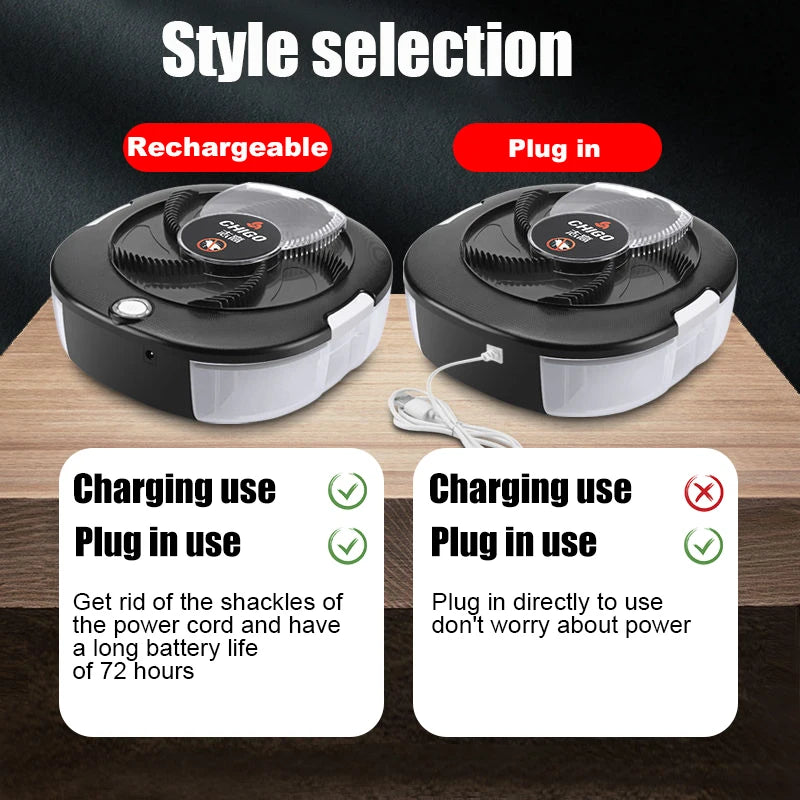 Upgraded Flycatcher USB/Rechargeable Electric Fly Trap Safety Insect