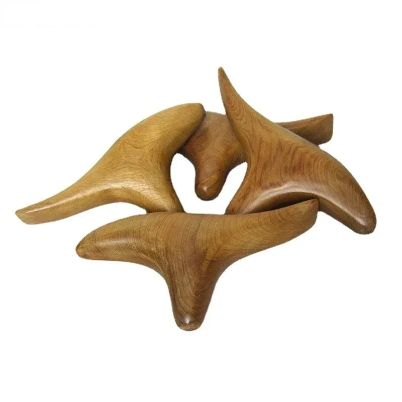Wood Trigger Point Massage Gua Sha Tools