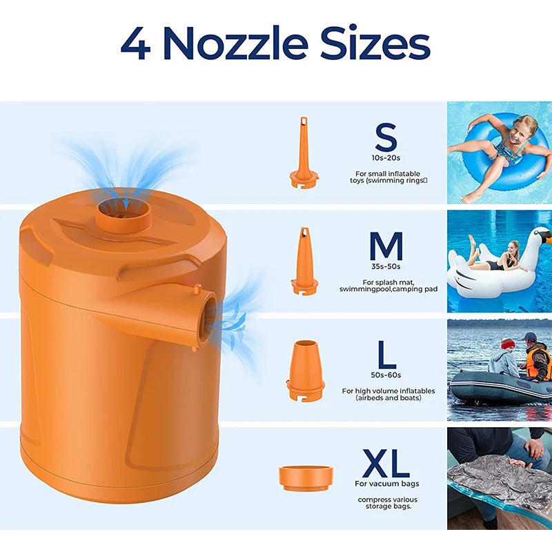 5200mAh Portable Electric Air Pump