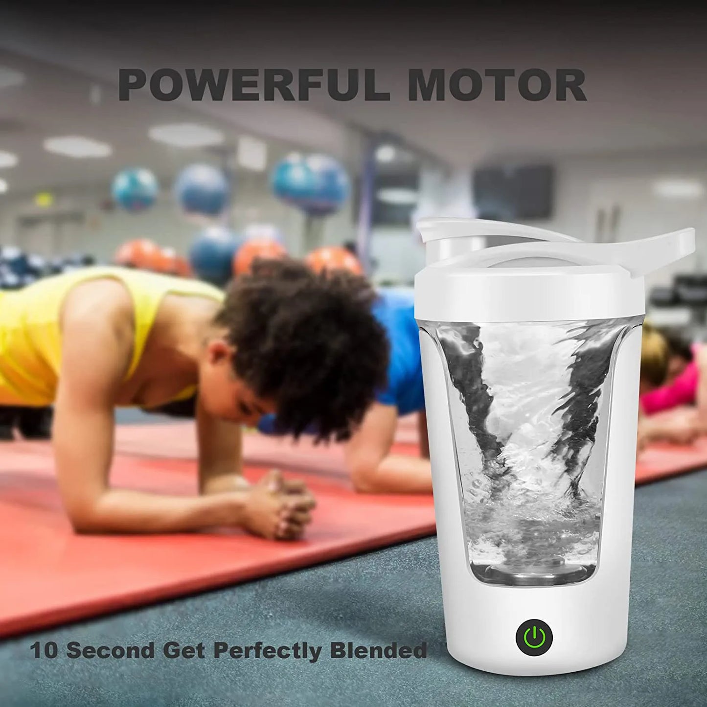 350ml Electric Protein Powder Shaker Bottle