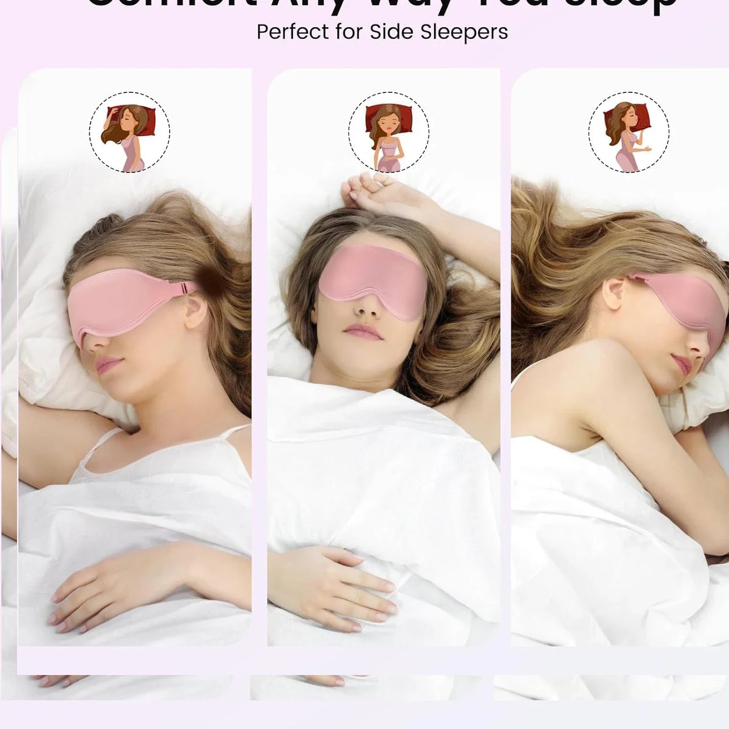 3D Contoured Sleeping Eye Mask