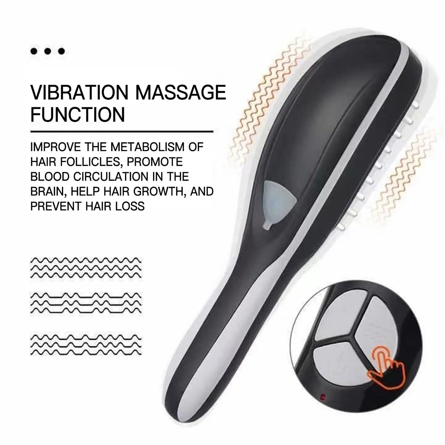 Electric LED Scalp Massage Comb