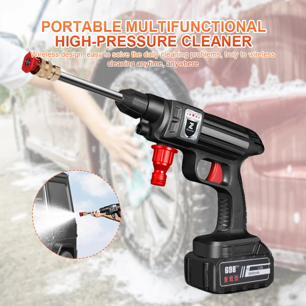 1500W Cordless High Pressure Car Washer Gun