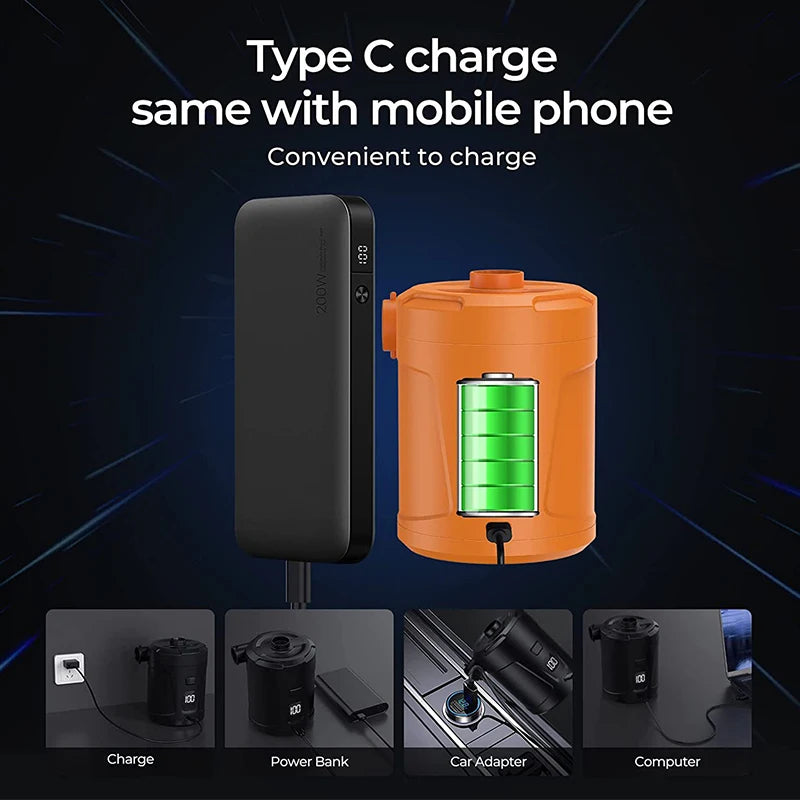 5200mAh Portable Electric Air Pump