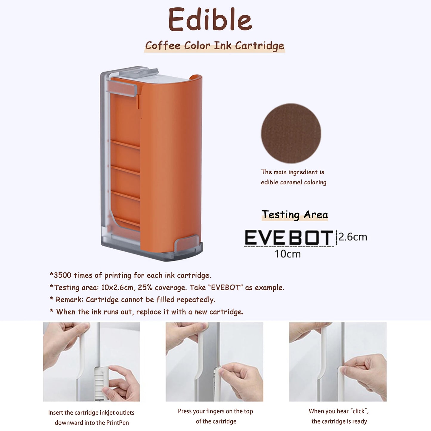 Handheld Food print pen