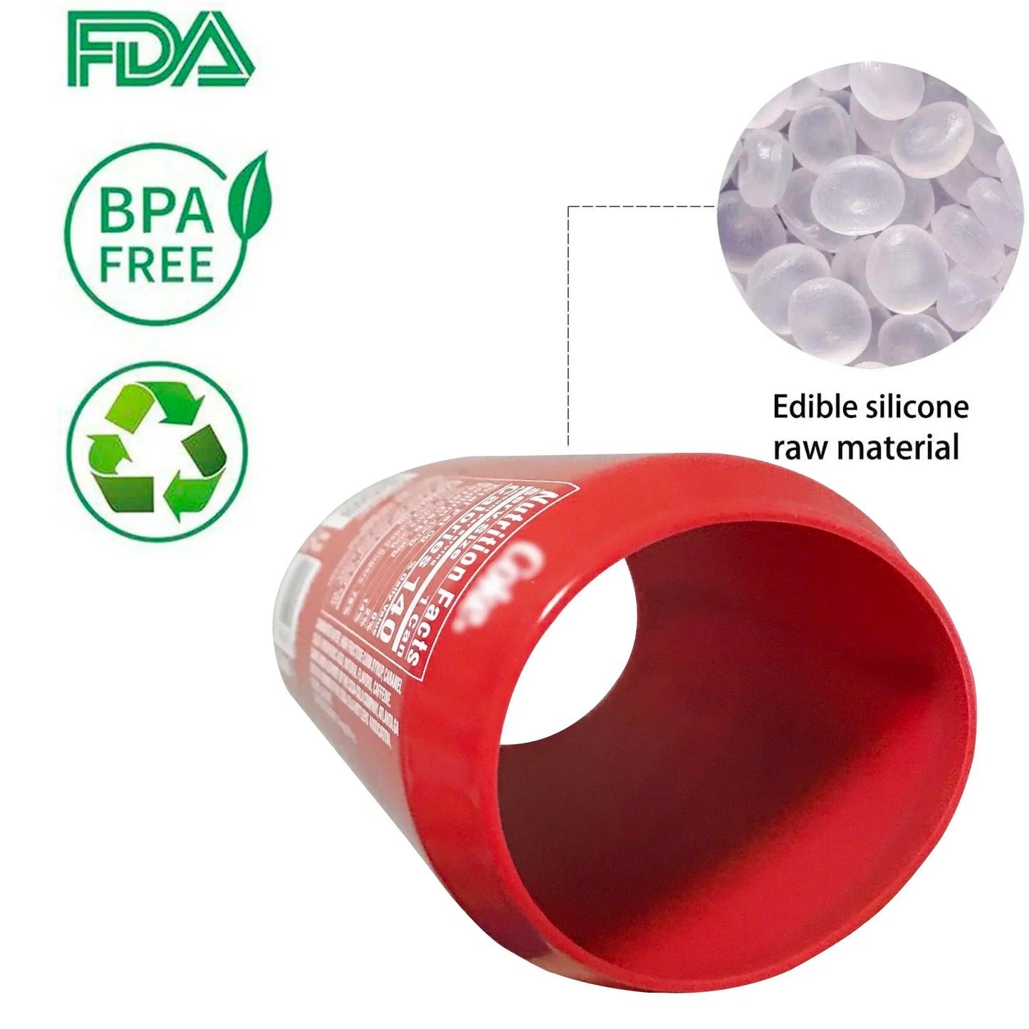 silicone beer can cover Bottle Sleeve
