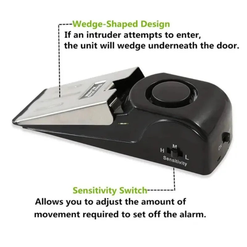 1 Pc Mini Wireless Door Stop Alarm