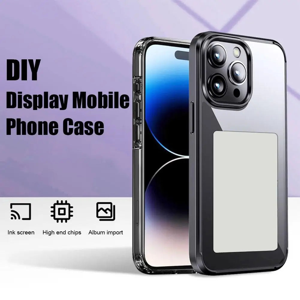 DIY Display Ink Screen Mobile Phone Case